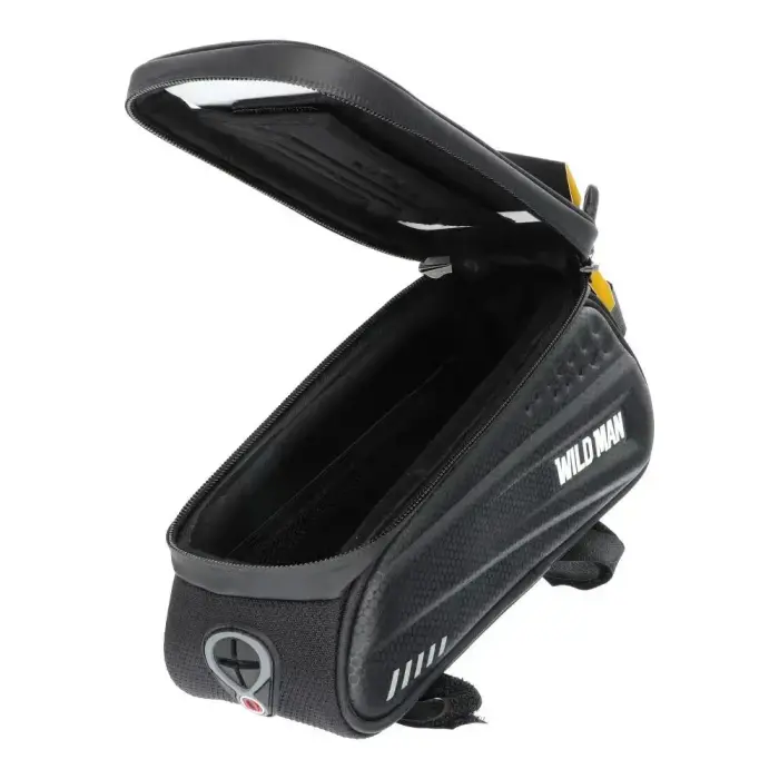 WILDMAN traveling bag for bicycle frame with zipper ES3 1L ( 4"- 7" ) black Photo