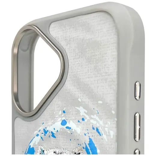 Etui Nimmy Pantera MagSafe do iPhone 16   jasnoszary Photo