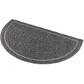 Cat litter tray mat : Trixie Cat litter tray mat, semi:circular, PVC, 59 × 35 cm, anthracite Photo
