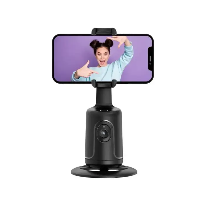Inteligent selfie with face recognition tracking and gesture recognition P1 black