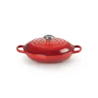 Cast iron shallow pot 30cm / 3,5L red  Photo
