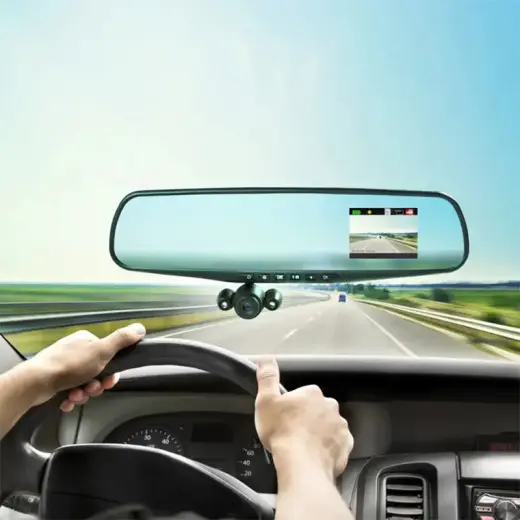 Car Dash Cam DVR-01 Mirror 5,0 inches + rear camera Foto 7