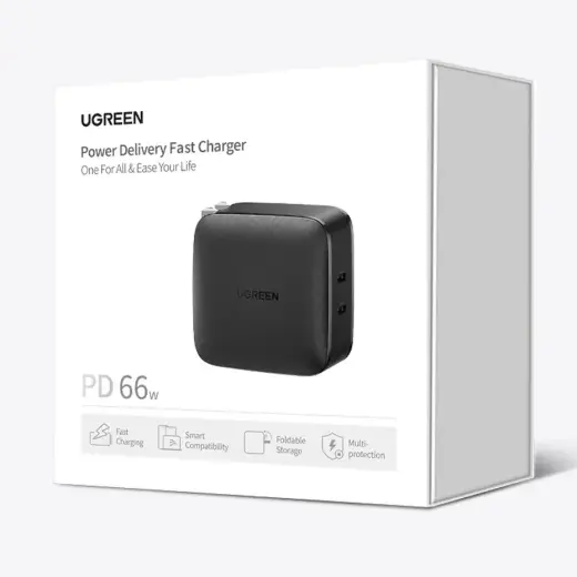 UGREEN CD216 зарядное устройство | 66W | PD | USB-C | черное Фото num