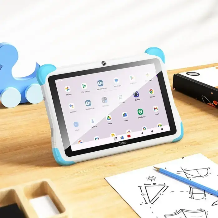 Tablet for kids 8,0" 3GB/32GB Hoco HD Wi-Fi Android 14 HI10 blue Foto 6