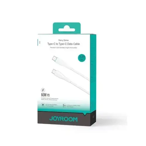 JOYROOM Starry Series SA32-CC3 USB-C to USB-C 60W 1m White