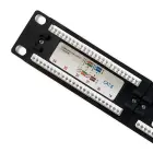 Qoltec Patch panel RACK | 24 ports | Cat 6 UTP | Black — Foto 4