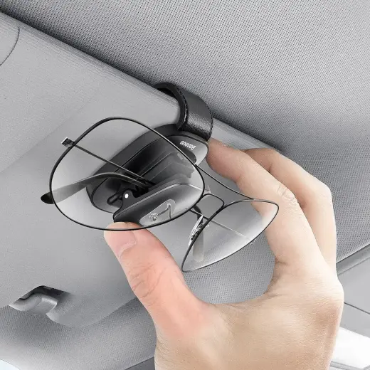 Baseus car glasses clip holder for glasses black (ACYJN-B01) Photo