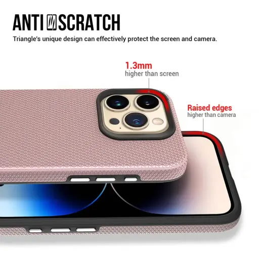 Vmax Triangle Case for Samsung A35 5G rose gold Photo