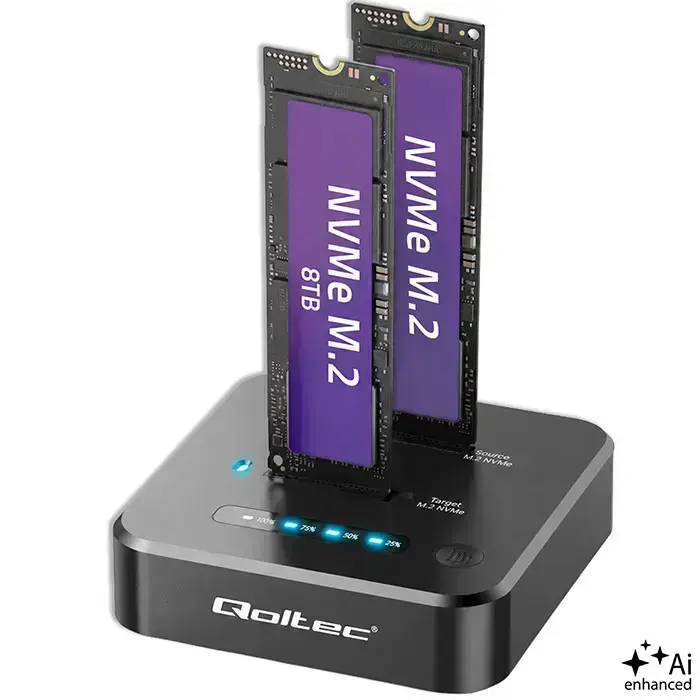 Qoltec dokstacija | USB-C