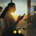 Wozinsky WRS-CPY75DSS Aluminum Laptop and Tablet Stand + Free Smartphone Stand - Silver Foto 46