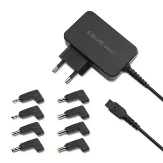 Qoltec Universal power adapter for laptop 45W | Automatic | MultiPlug | 8 plugs