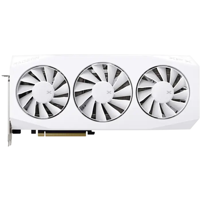 XFX Mercury AMD Radeon RX 9060XT OC White Gaming Edition with 16GB GDDR6 HDMI 2xDP, AMD RDNA 4 Фото num