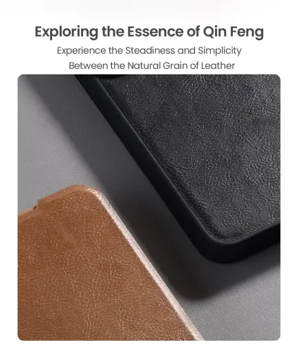 Nillkin Qin Book PRO telefona maciņš Samsung Galaxy A56 5G melns Foto 3