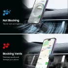 Blavec Car holder BH-03 magnetic Ring to air vent (BH03-MAVRB) black Foto 11