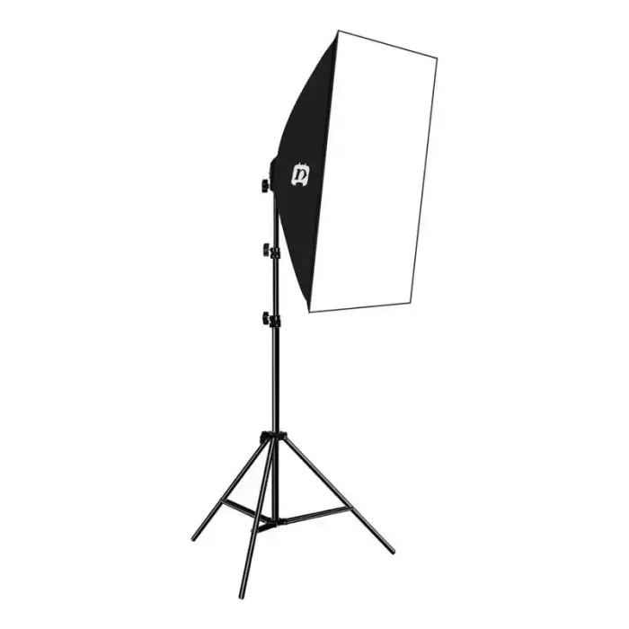 Studio set Puluz softbox 50x70cm, tripod, LED bulb 4 pcs PU5071EU Foto 2