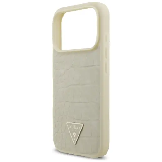 Guess Croco Triangle Logo MagSafe case for iPhone 17 Pro gold Foto 6