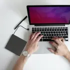 Qoltec External DVD-RW recorder |USB 2:0|Black Foto 2