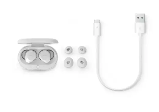 PHILIPS in-ear true bezvadu austiņas ar portatīvo uzlādes ietvaru, baltas Foto 6
