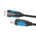 USB 2.0 A to USB-B printer cable Vention VAS-A16-B100 1m Black Foto 5