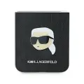 Original Case KARL LAGERFELD Saffiano Monogram KLHCZF6PGKSKIHK for Samsung Galaxy Z Flip 6 black Foto 5