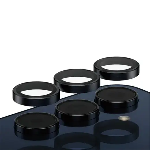PanzerGlass Hoops Camera Sam A55 5G A556 czarny|black 1227 camera lens protector hoop optic rings Foto 2