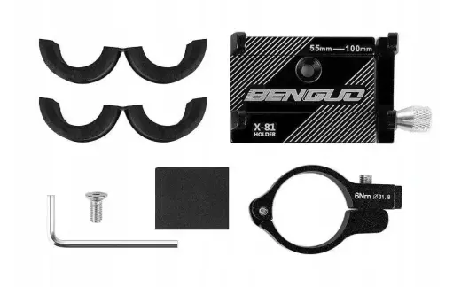 Bengud X-81 velosipēda tālruņa turētājs melns Foto 5