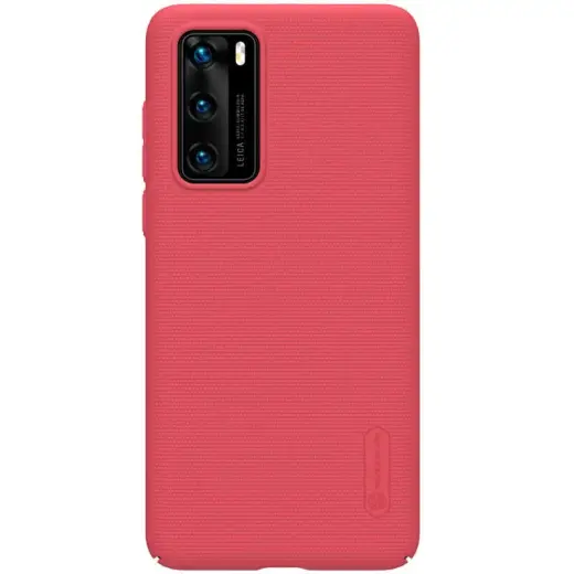 Nillkin Super Frosted Shield Case for Huawei P40 red Фото num