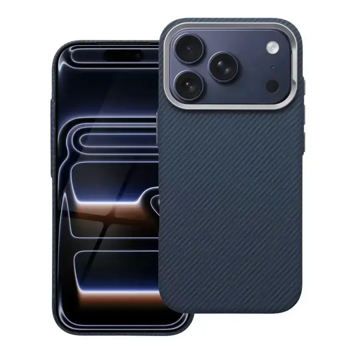 K-Look phone case with MagSafe support for iPhone 15 Pro blue