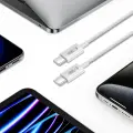 Tech-Protect Ultraboost Lite провод для передачи данных и зарядки | USB-C на USB-C | 60W | 1м | cool grey — Фото 4