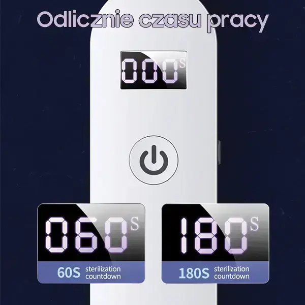 USAMS Mini UV-C Disinfecting Lamp Handheld Sterilizer white ZB159XDD01 (US-ZB159) Foto 10