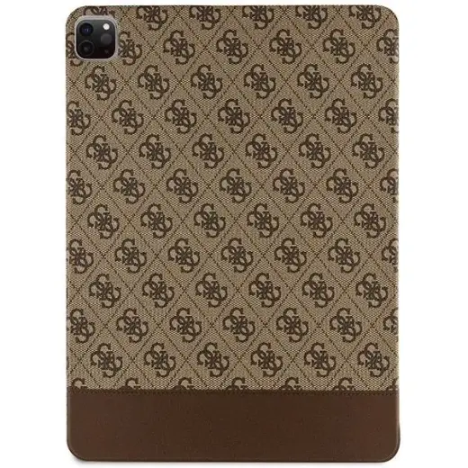 Guess 4G Stripe Allover case for iPad Pro 12.9" - brown Фото num