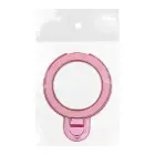 Phone stand CIRCLE - stick-on - pink — Foto 2