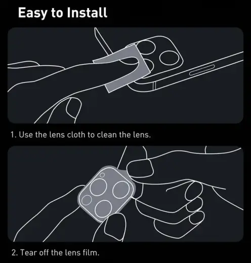 Tempered Glass HARD SILK PRINT for camera (LENS) for Samsung Galaxy S24 (island) Foto 16