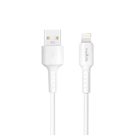 Maxlife MXUC-13 cable USB-A - Lightning 1,0 m 3,0A white