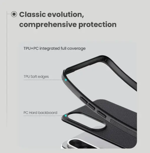 Nillkin Super Frosted PRO Back Cover for OnePlus Nord 5 5G Black Фото num