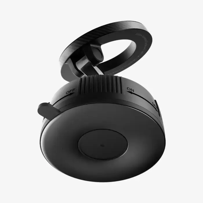 SPIGEN MFT36 VACUUMLOCK MAGNETIC MAGSAFE DASHBOARD CAR MOUNT BLACK Photo