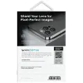 Uniq Optix Glass Aluminum Camera Lens Protector for iPhone 14 | 14 Plus Camera Lens with Applicator - Black Foto 4