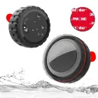 Apple AirTag Case, Screw-On, Waterproof, Self-Adhesive - Black Foto 3