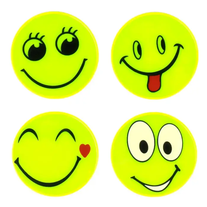 Fluorescējošo uzlīmju komplekts SMILE AMIO-03941