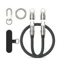 BWOO String datu pārraides un uzlādes vads | USB-C uz USB-C | 60W | 1.2m — Foto 3