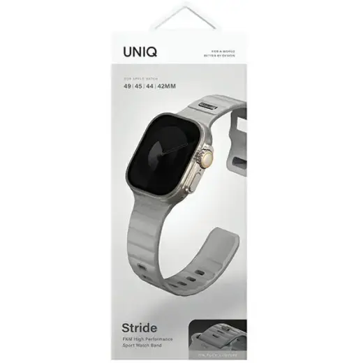 Uniq Stride Apple Watch Strap 42 | 44 | 45 | 49 mm - Gray Foto 7
