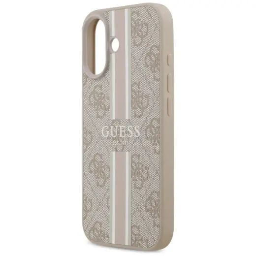Case Guess 4G Printed Stripes MagSafe for iPhone 17 pink Фото num