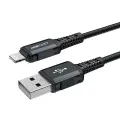 Acefast C4-02 провод для передачи данных и зарядки | MFI | USB-A на Lightning | 12W | 1.2m | черный Фото num