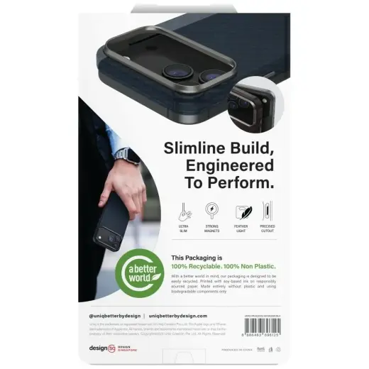 Case UNIQ Keva EDGE for iPhone Air     Magclick Charging black Foto 7