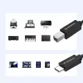 Wozinsky WKDDY2S USB-B - USB-C Cable 2m - Black Foto 7