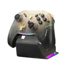 Machenike G5Pro Premium Edition Wireless Game Controller with Charging Station - Black and Gold Photo