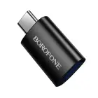 Borofone Adapter BV26C - Type C to USB - black Photo