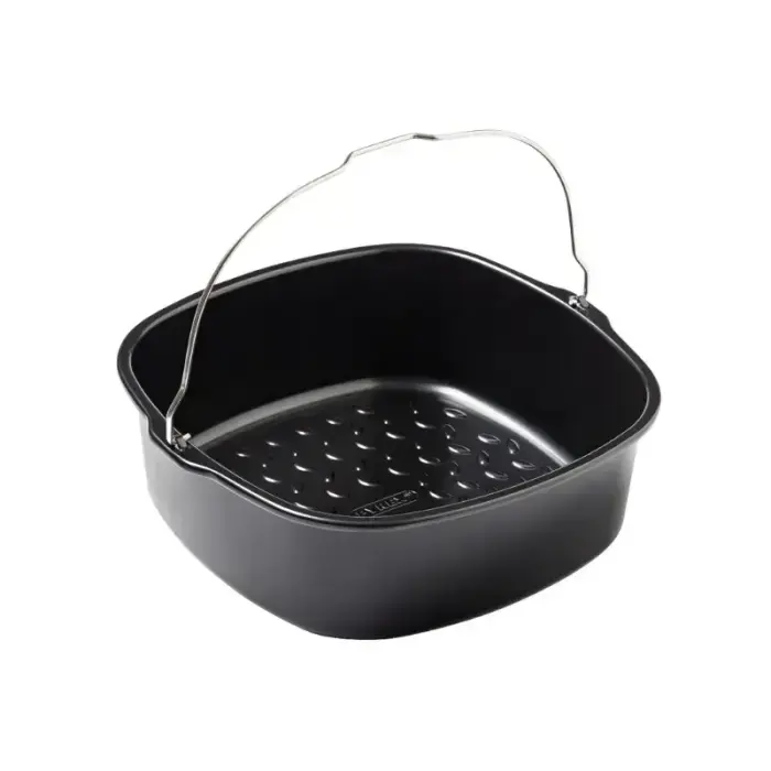 Metal baking tray for deep fryer 22x21xh7.5cm