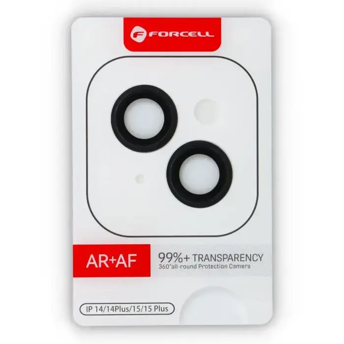 Camera glass to iPhone 14 / 14 Plus Forcell Premium black Foto 4