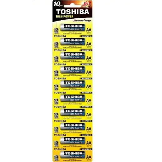 Bateria Toshiba LR6 AA 1szt|pcs HIGH POWER (LR6GCP BP-1X10) Foto 2